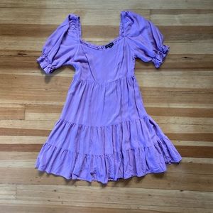 Shine star Purple Sun Dress